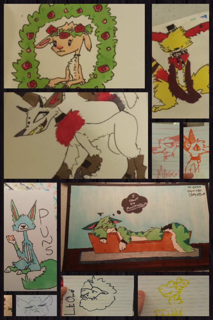 Barely any of my friends art! :D 