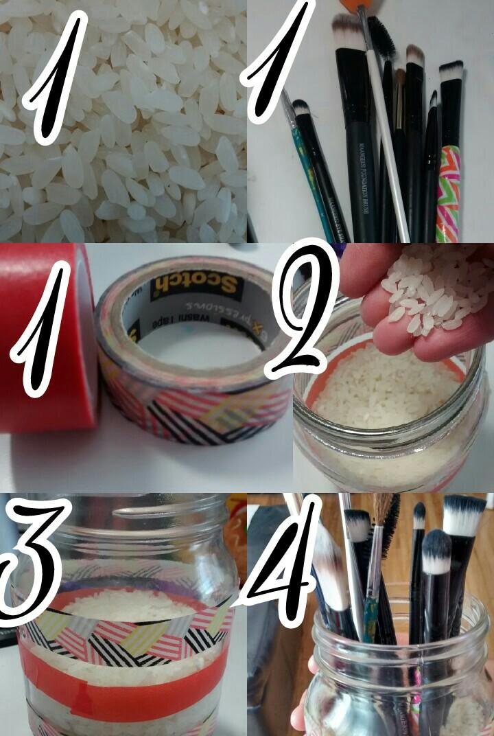 Makeup brush storage /display 