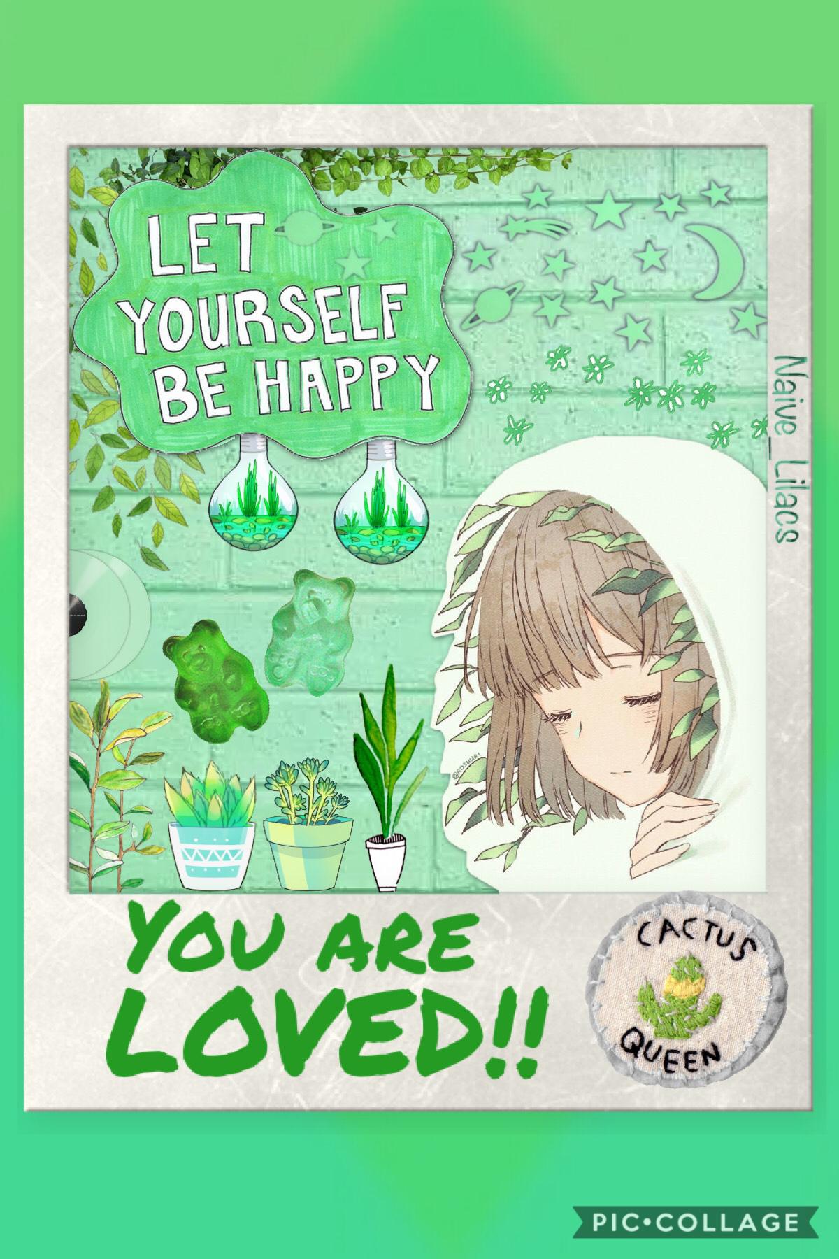 the background is a really zoomed in photo of my friend’s art!😆this is probably my favorite out of the theme💚sorry for being inactive, although I’m sure no one noticed. I haven’t been feeling the best and honestly no one I know is, but I suppose and I cou