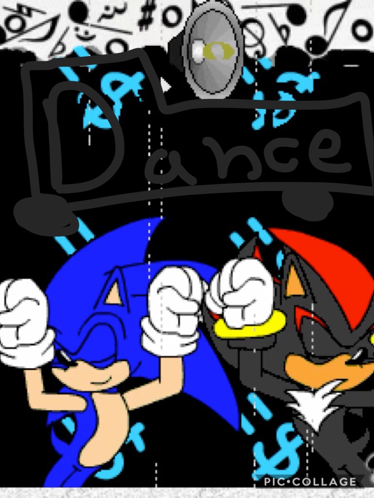 Sonic and shadow dancing 
