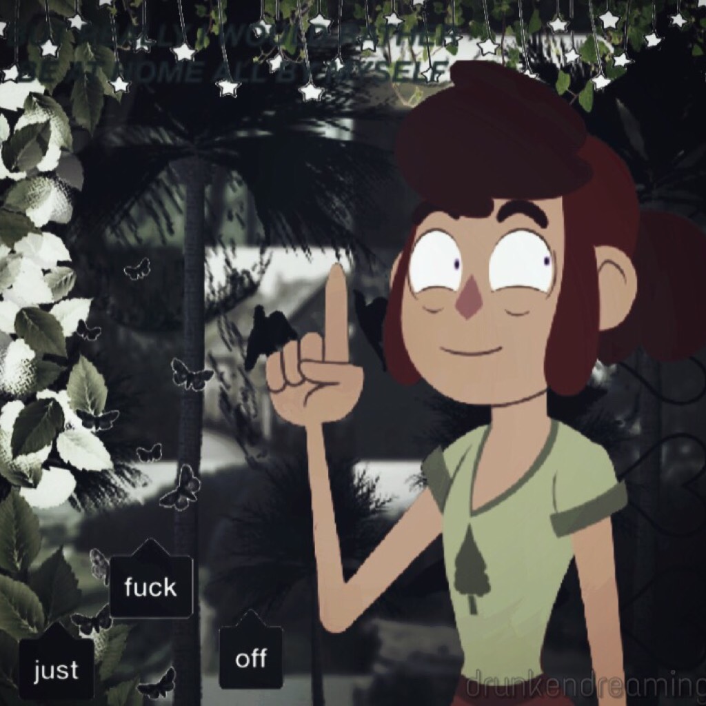 🌲Tap🌲
Gwen from Camp Camp is my spirit animal, anyway sorry for never posting, i've had zero ideas and my skills are going downhill 