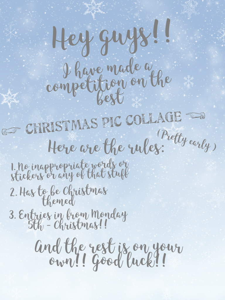 - Christmas Competition - #christmascompetition