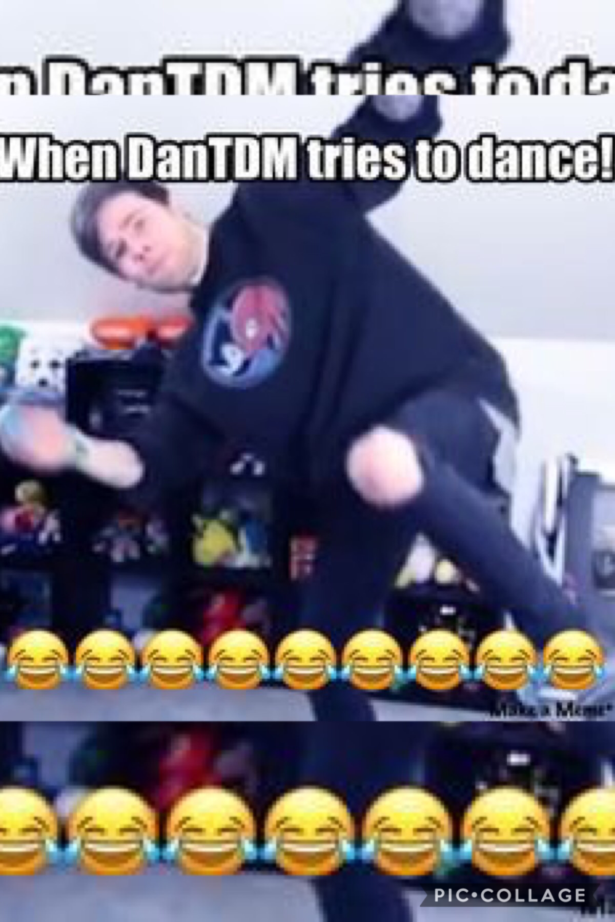He can’t dance... 😂