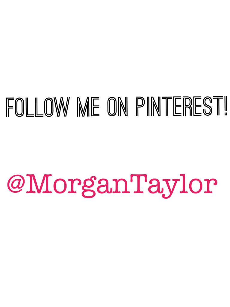 Follow me on Pinterest!