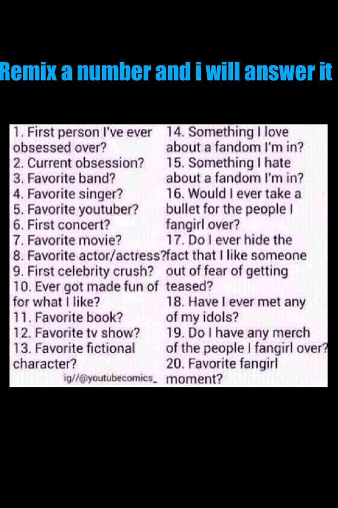 Remix a number and i will answer it