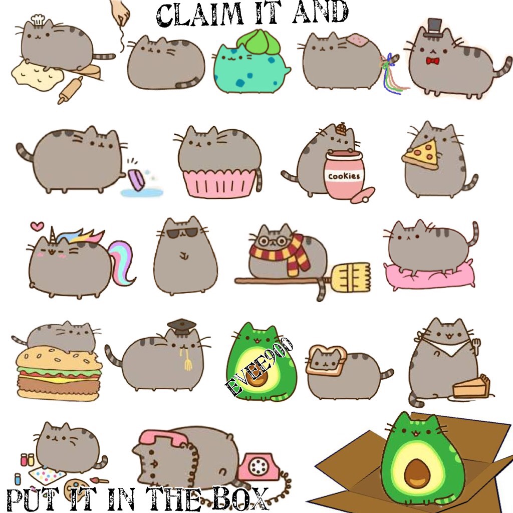 Put it in the box Smoll Beenz! Tap too!
Hai I’m not dead, just, busy. 
Pusheen is Love.
Pusheen is life.