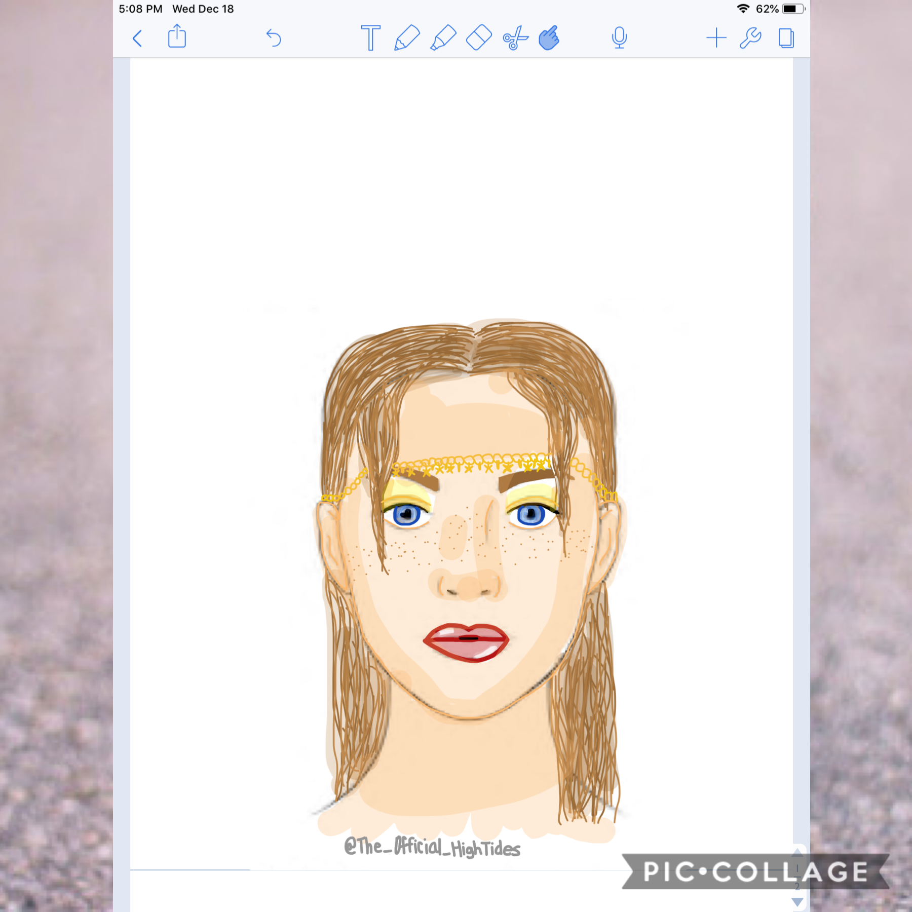A new series? Idk it’s pretty bad but I hope to get better (yes I drew this)! TAP!
I used an outline for the face, eyes, nose mouth, and ears (but rest is all me)