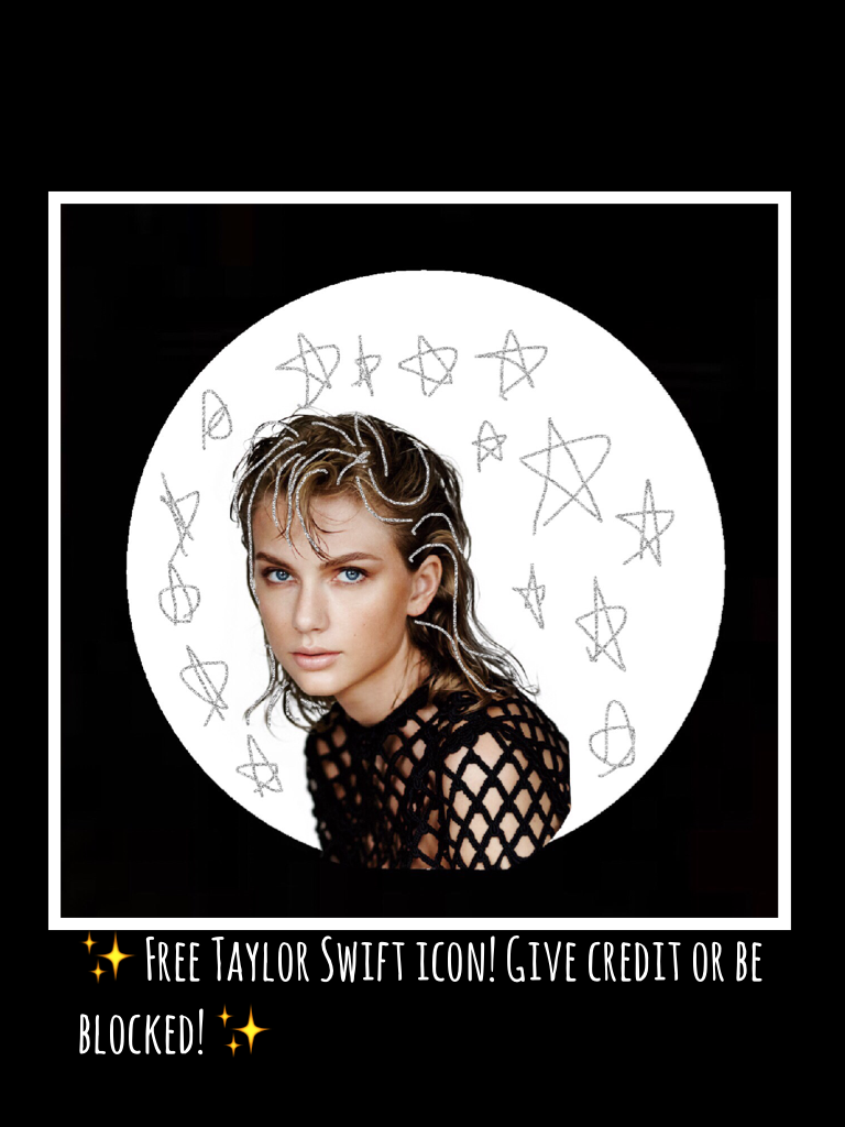 ✨ Free Taylor Swift icon! Give credit or be blocked! ✨
