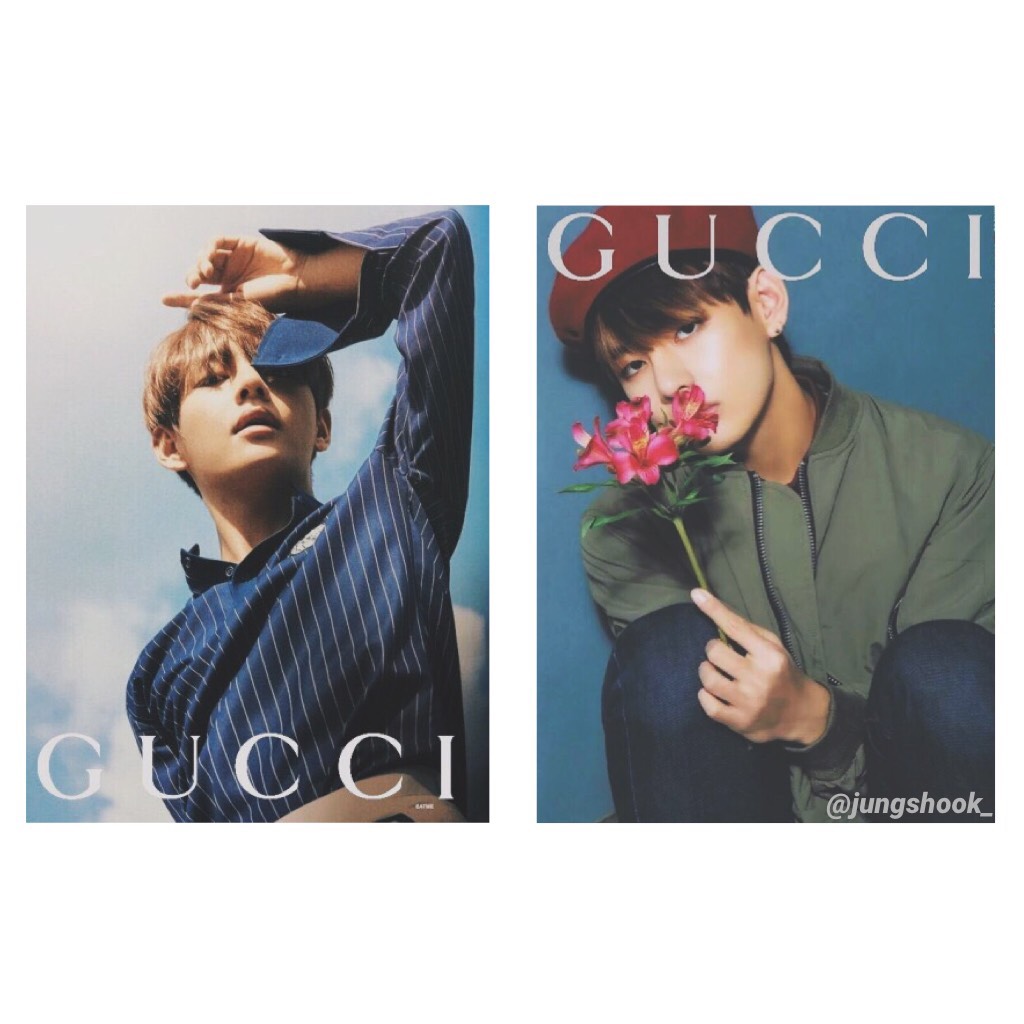 (not my edits but) TAE X GUCCI IS MY AESTHETIC 
