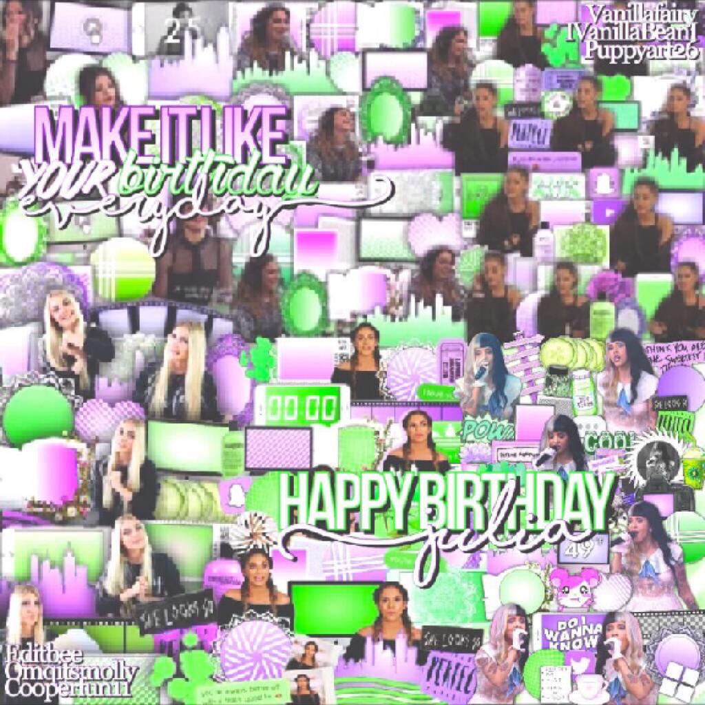 Heyy guys!!!! WOOT WOOT!😂😂it's perhiwinkles birthday!!!!🌸💦❤️go and comment on her page happy birthday!🌷😊omg Julia ily sooo much! And we made this mega collab for you💓@puplyart26 @editbee @IVanillaBeanI @Cooperfun11 @omqitsmolly surprise!!!!!🌸