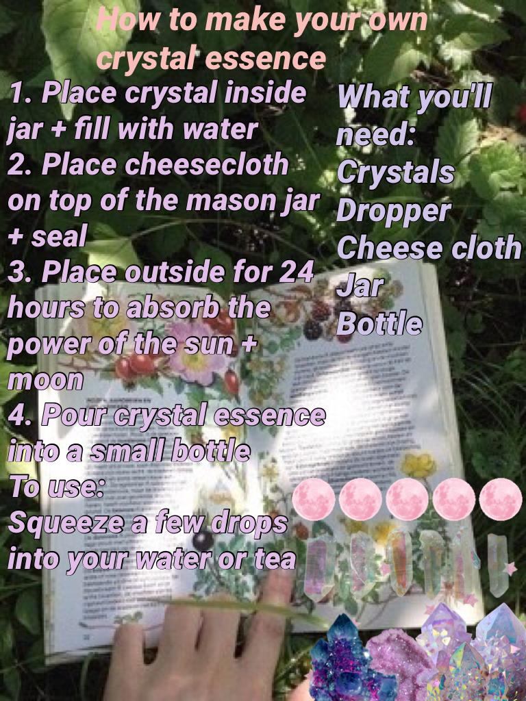 How to make your own crystal essence ✨🔮