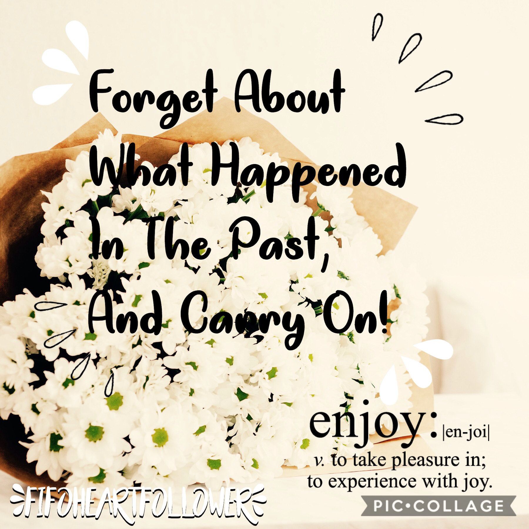                           Just forget about what happened in the past. It's time to start a new chapter in your life!