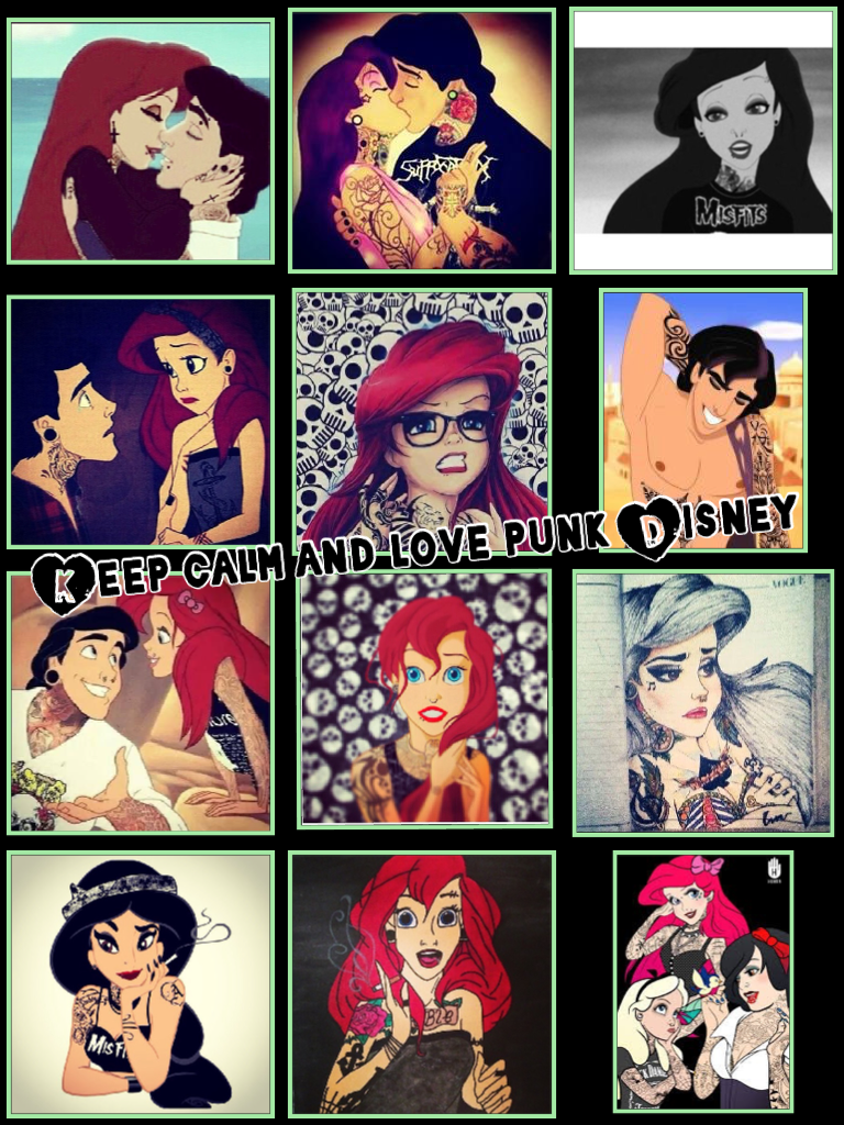 Keep calm and love punk Disney 