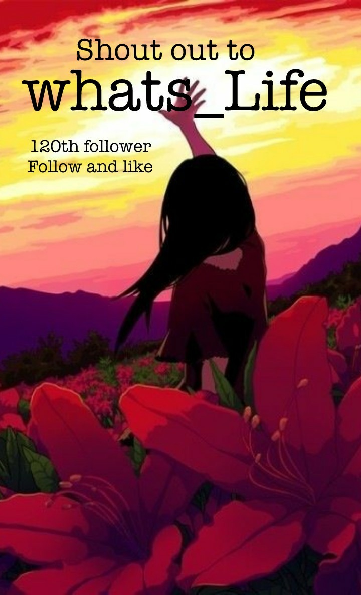 120th follower
Follow and like