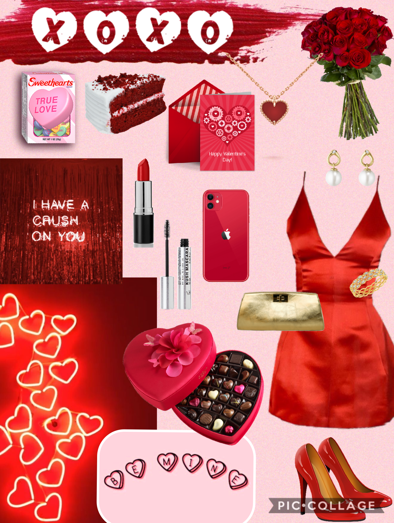 valentine’s day outfit🥰


 any likes or follows will be appreciated and returned with a follow and likes!

#fashion #style #outfit #red #pink #valentinesday #chocolate #love #collage #piccollage #crush #dress #hearts #candy #makeup #mascara #redlips #date