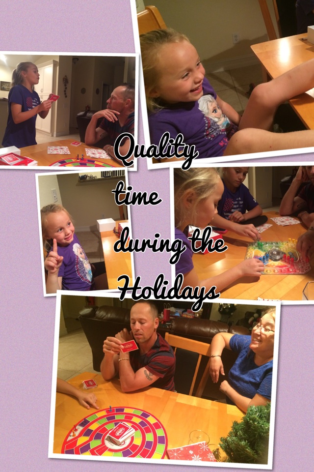 Quality time during the Holidays