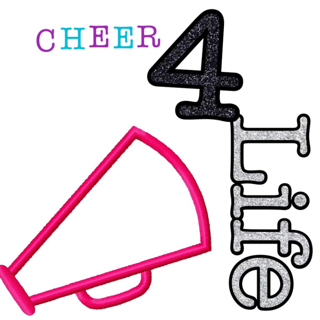Cheer 4 life. I love it. 📣 
