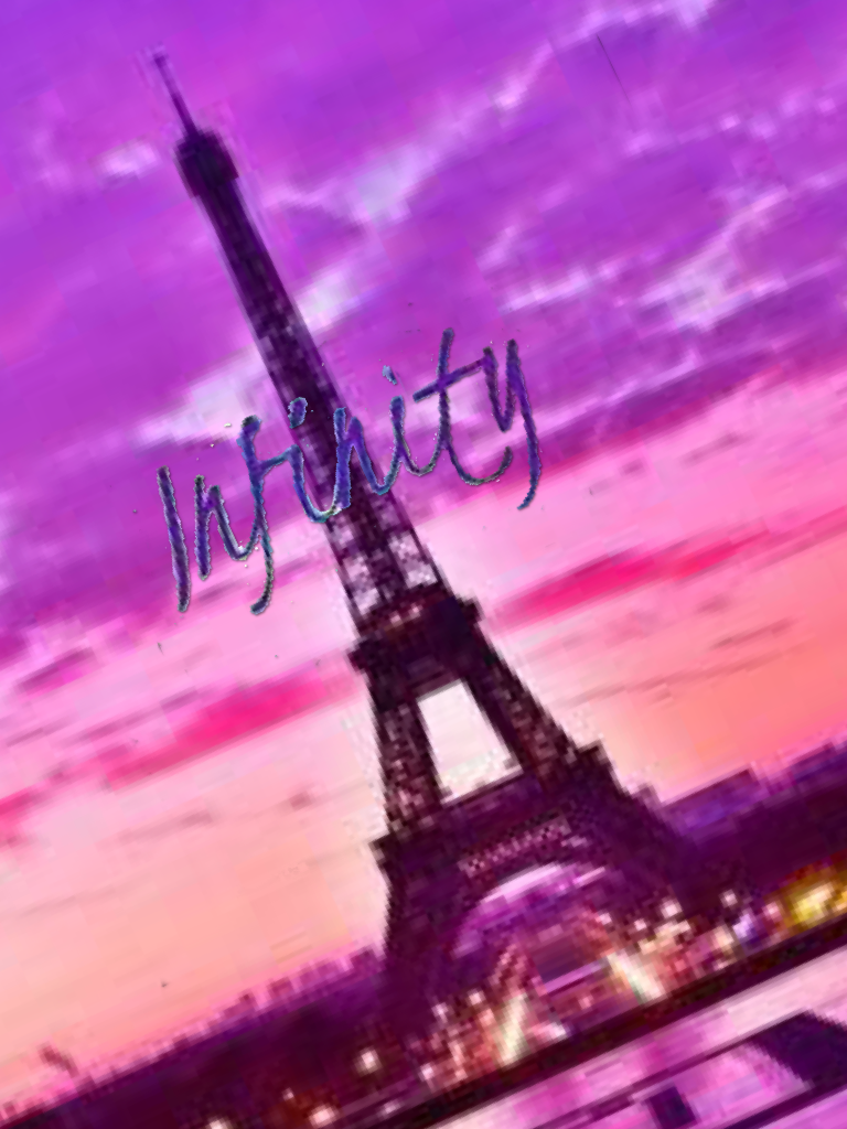 Infinity 💞🍦 Eieffel Tower✍🏻🙏🏻💙💜💎💠