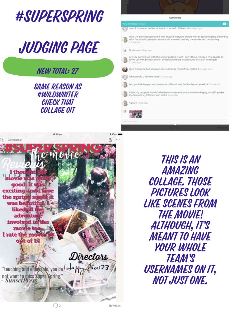 #SUPERSPRING 

judging page 