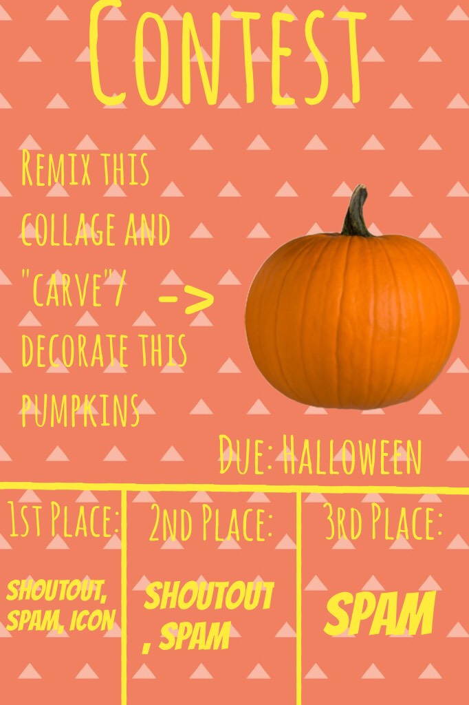 Pumpkin Carving Contest!