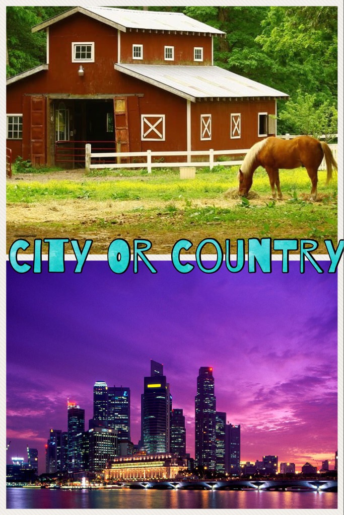 City or country?