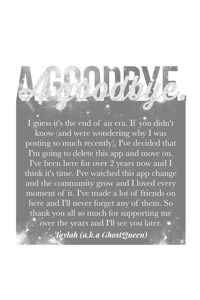 Thank you and goodbye ❤👋🏽