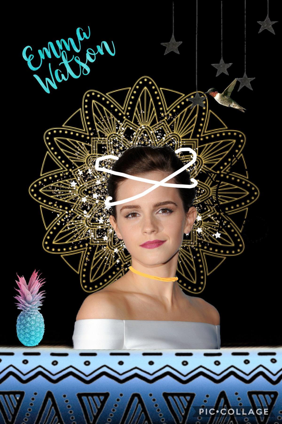 I made this edit of Emma Watson.
I know it’s rubbish but it’s my first one and I tried ok??