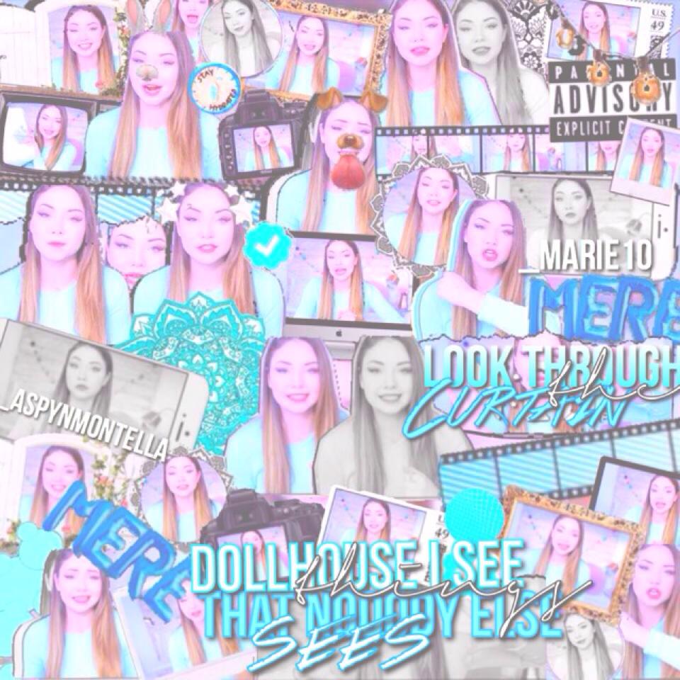 Collab the amazing _aspynmontella🙈💙 ilysm😽💦it was so fun collabing with you✨ sorry for posting only collabs, more collages only by myself coming up! 🙋