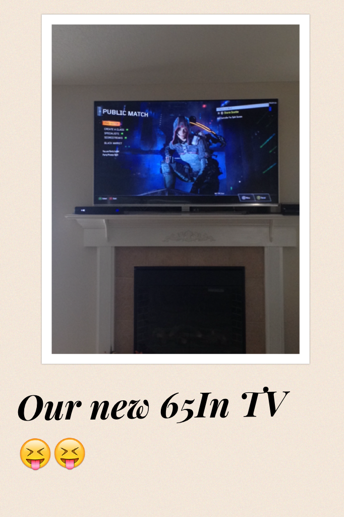 Our new 65In TV 😝😝