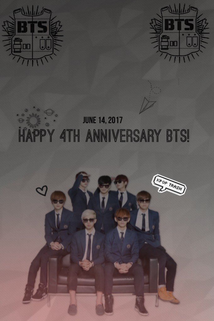 Happy 4th Anniversary BTS!