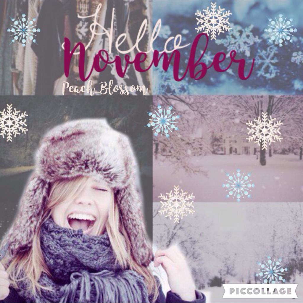 Heyy November!☺️💕 Where I live, we already have snow and it's really cold outside❄️🌨☃️ But I kind of love it!😄💕 Comment what your favorite season of the year is!😊