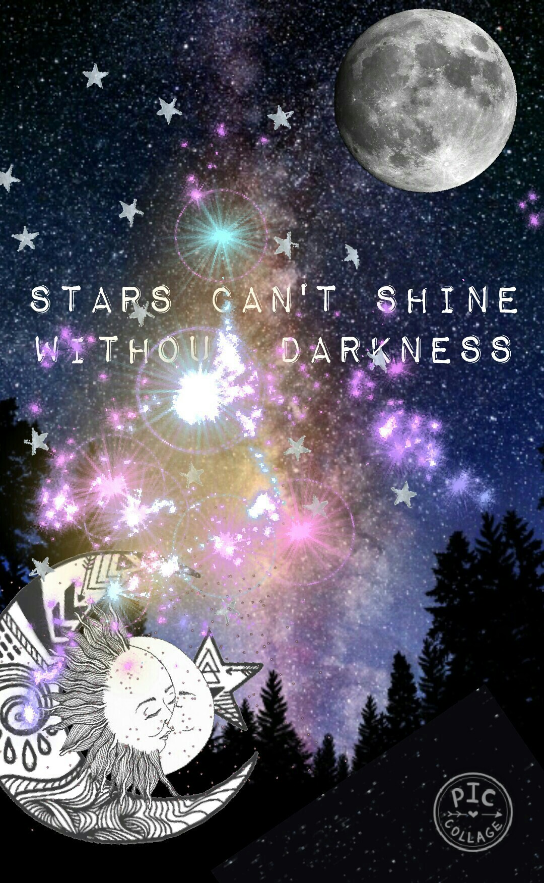 Stars can't shine
Without darkness
