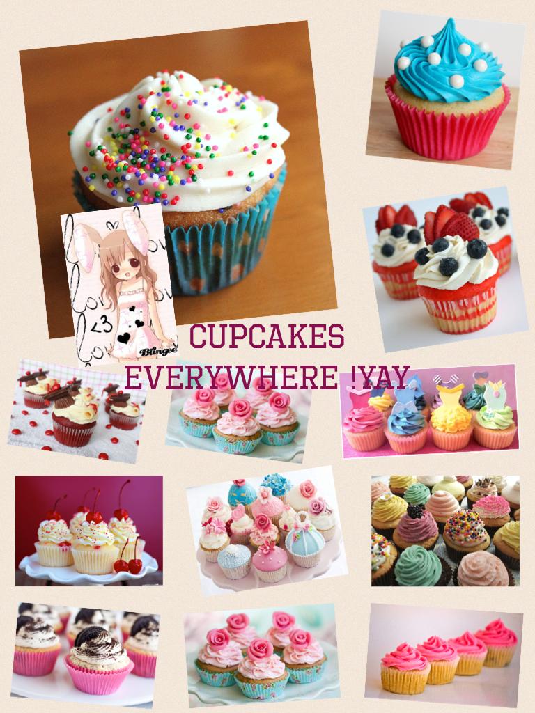 Cupcakes everywhere !YAY 