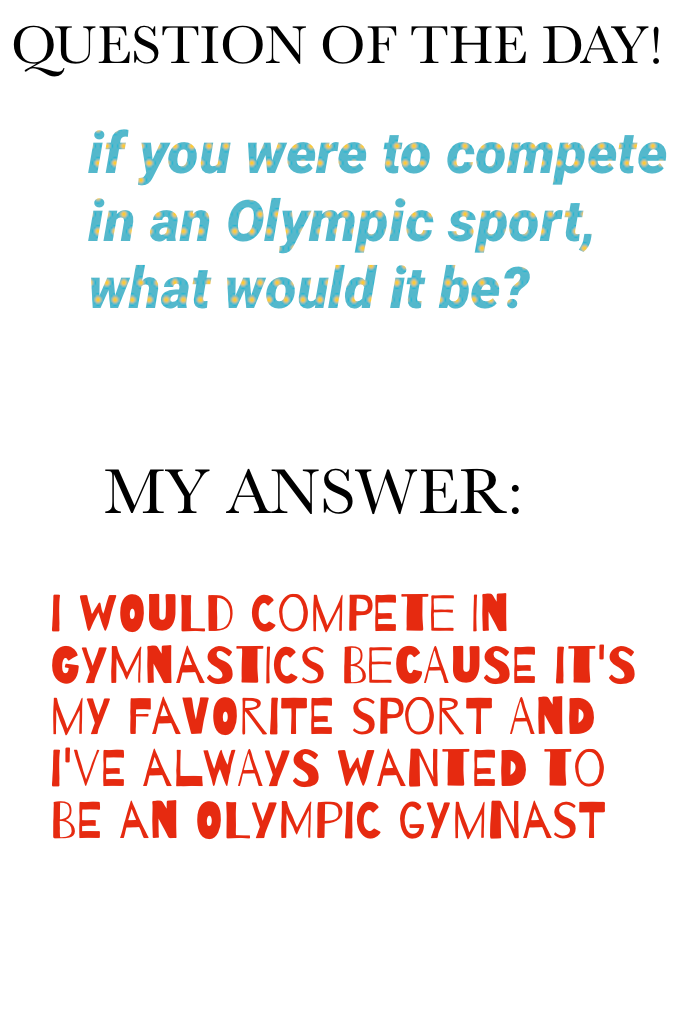 olympics anyone?