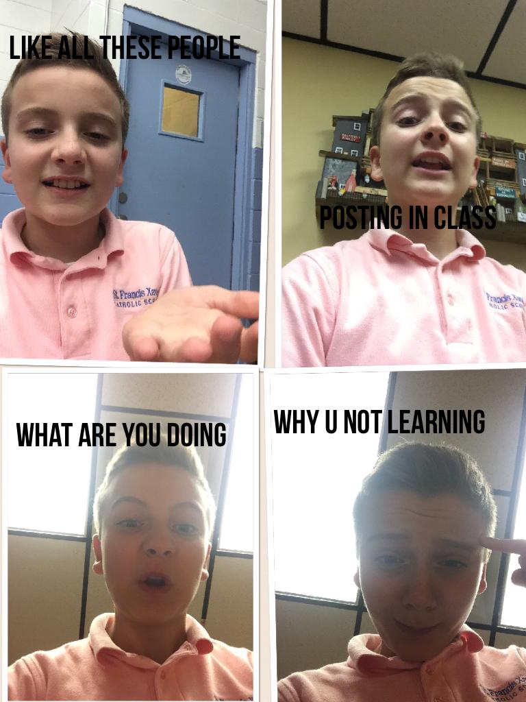Why u not learning