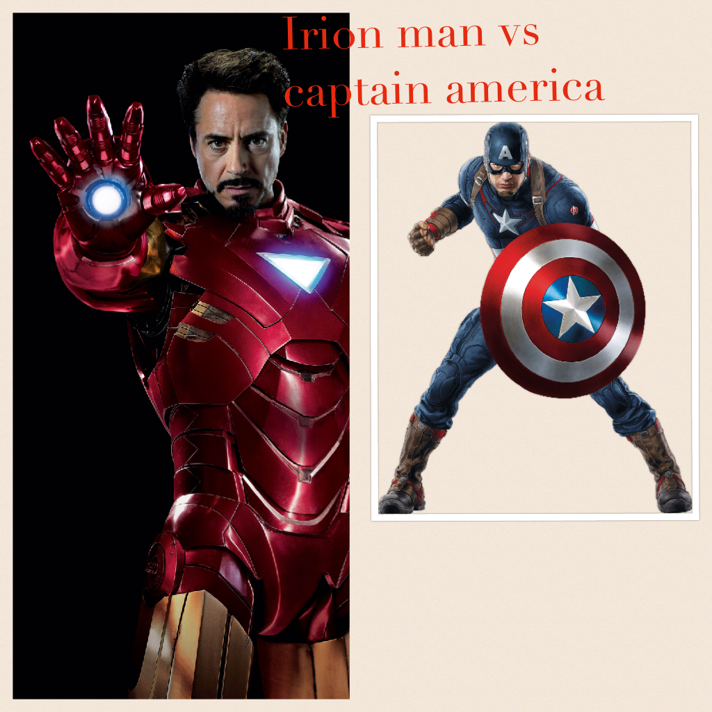 Irion man vs  captain america 