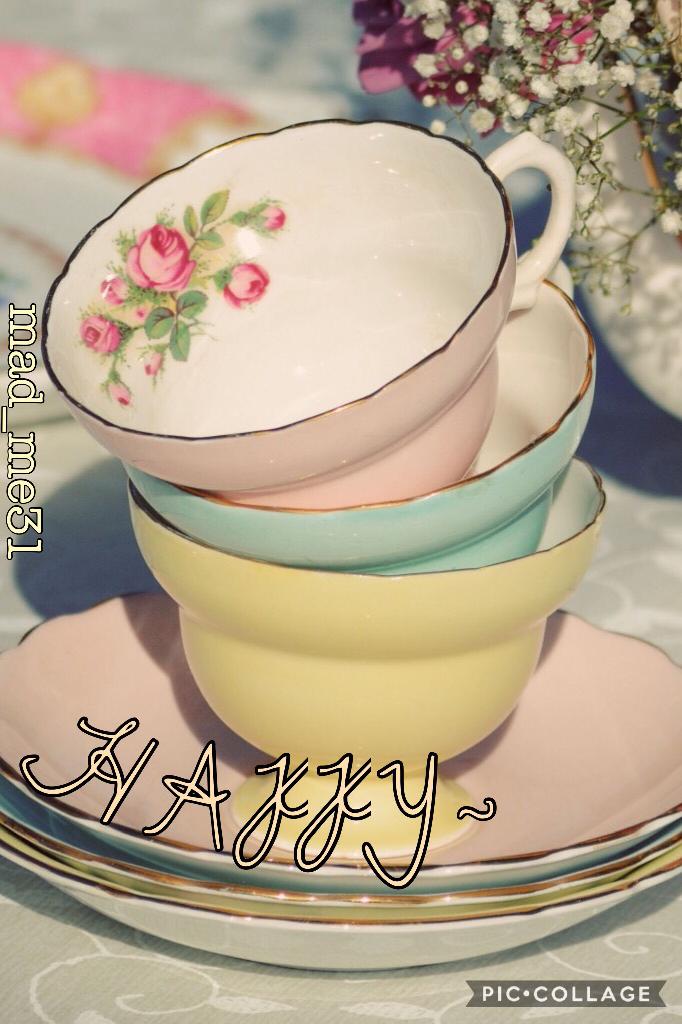 Happy tea cups 👌🏼