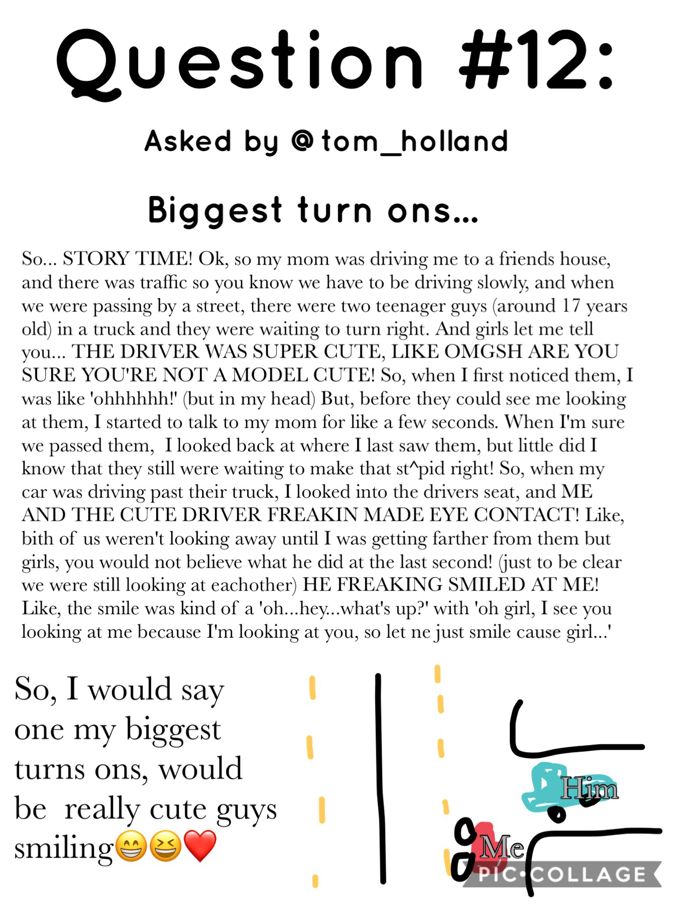 Post 78: Thanks for the question @tom_holland😃😂 Sorry guys, I know this is really long😧😂