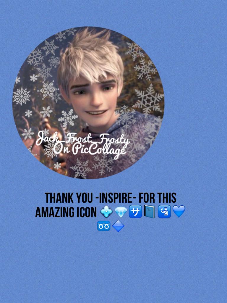 Thank you -INSPIRE- for this amazing icon 💠💎🈂📘🛂💙➿🔷