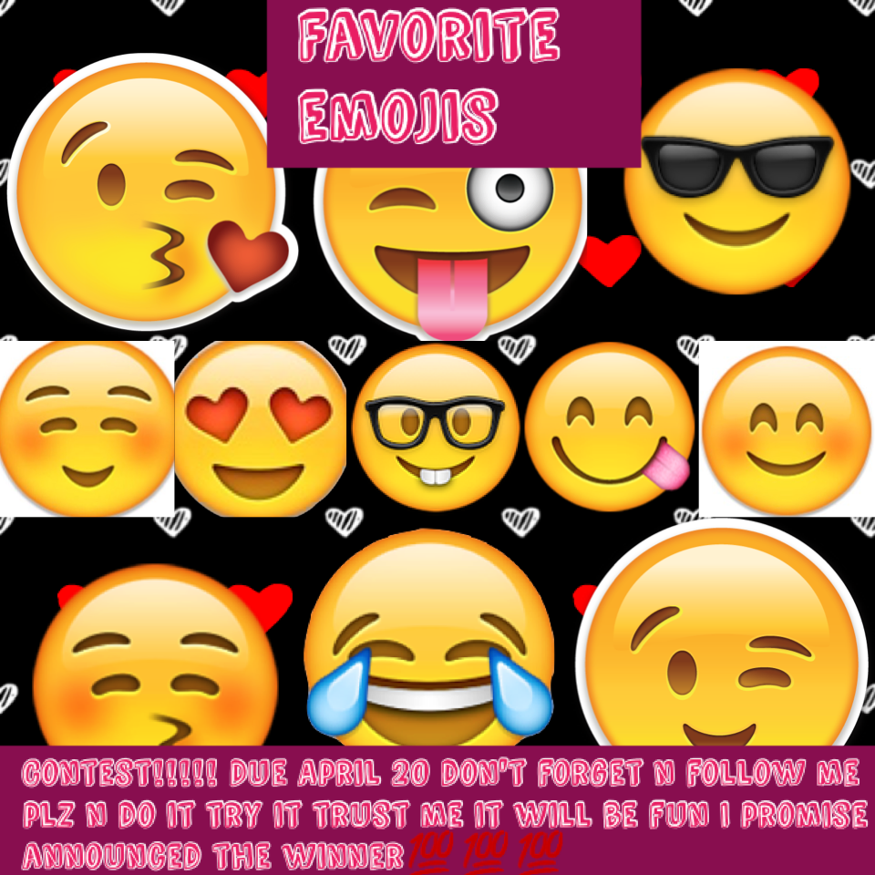 Favorite emojis 