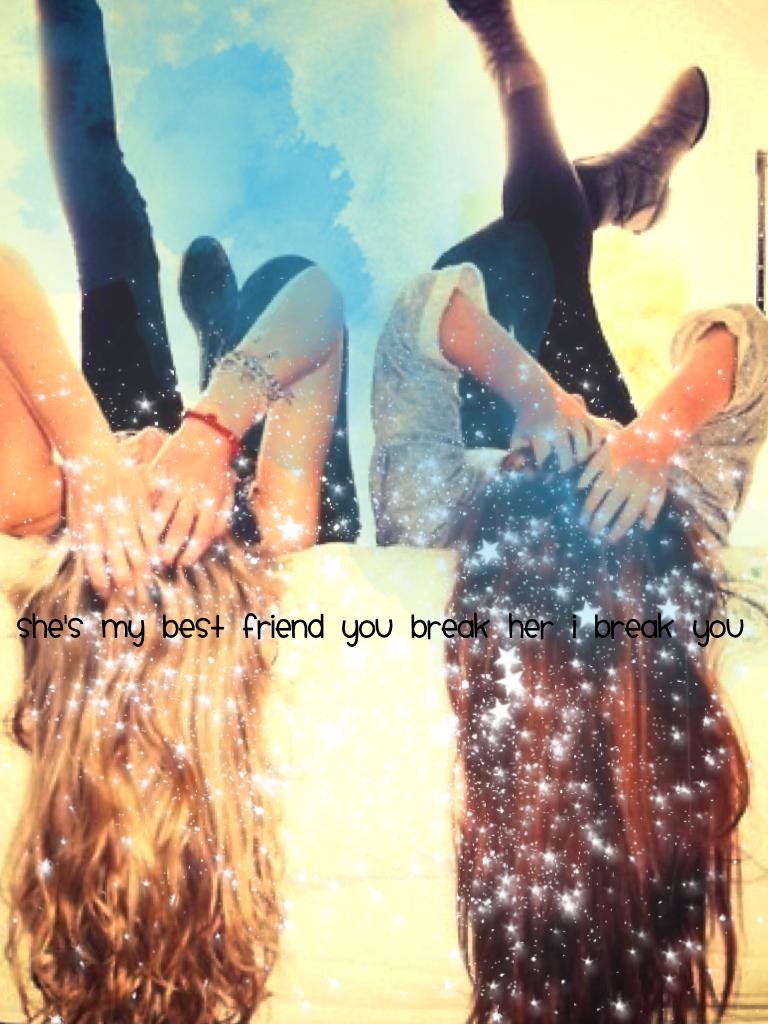 She's my best friend you break her I break you-tumblr_unicorn11