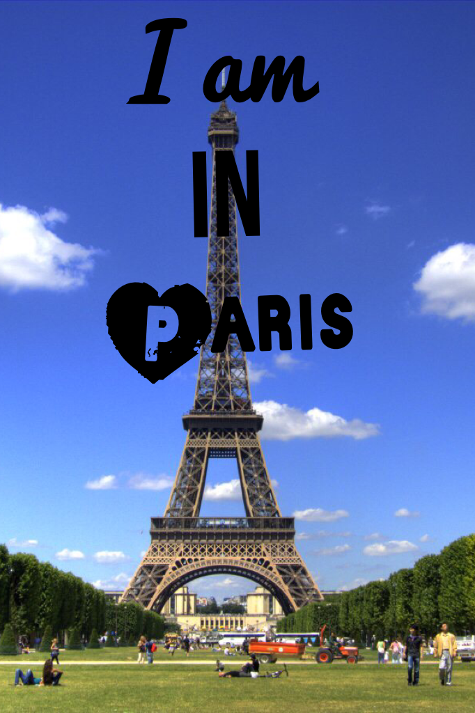 Sorry I haven't been active lately its because I'm on holiday in Paris