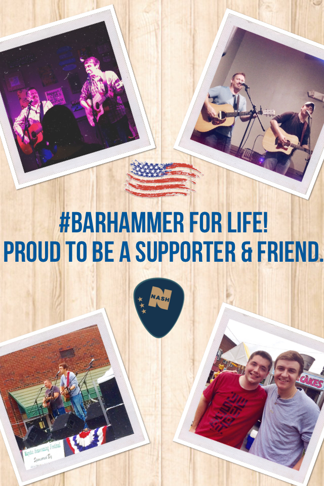 #Barhammer for life! It's been a blast following Tyler as he chases his dream. Blessed to call you my friend! #nashnext #tylerbarham