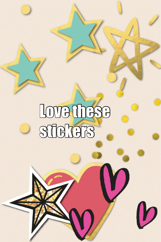 Love these stickers

Don't you??? 
❤️TAP❤️