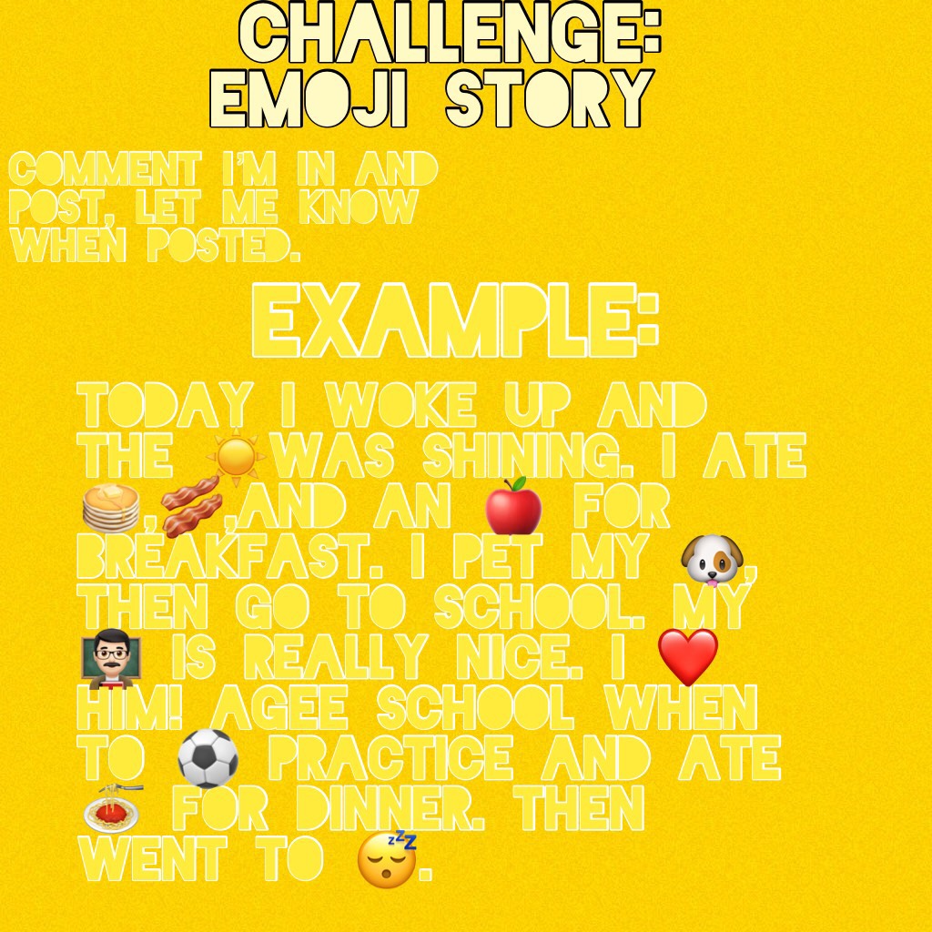 Challenge!! 😃