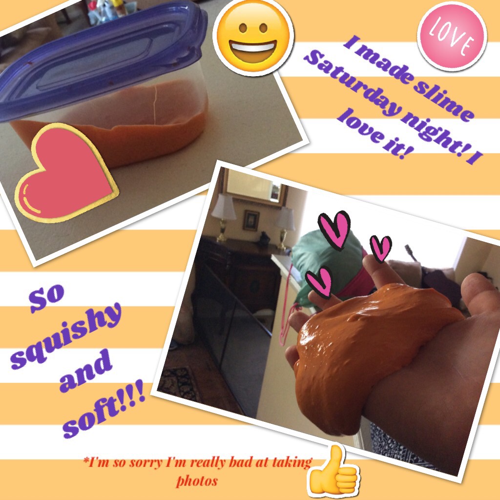 This slime is amazing! #FirstTimeMakingSlime Hug a friend who loves slime as much as I do!