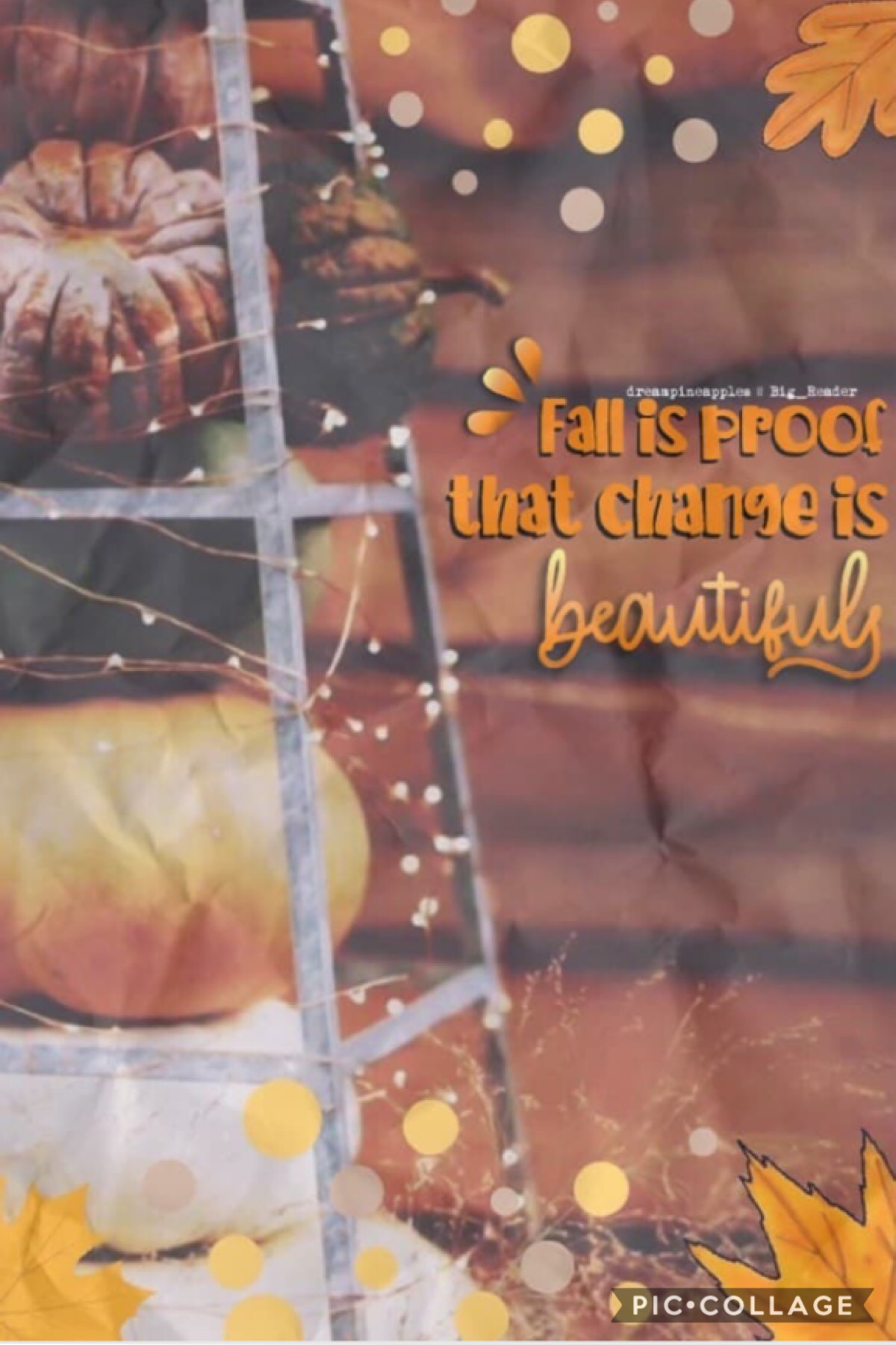 Fall Collab with the one and only....
DreamPineapples !!!! 🍍 
Love how this turned out!! 
I did the background, and she did the text, and we both did pngs !! 🍂😄 hope everyone is having a great day!!