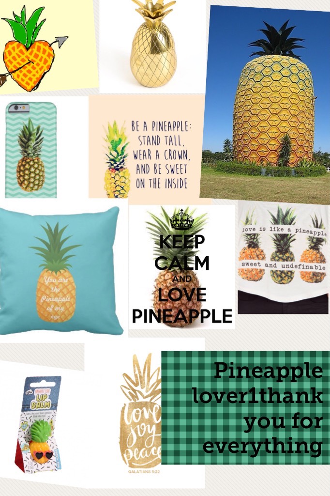 Pineapple lover1thank you for everything 
