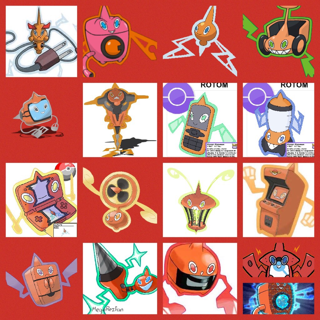 Rotom is cool because it can take form of any electronic device 
