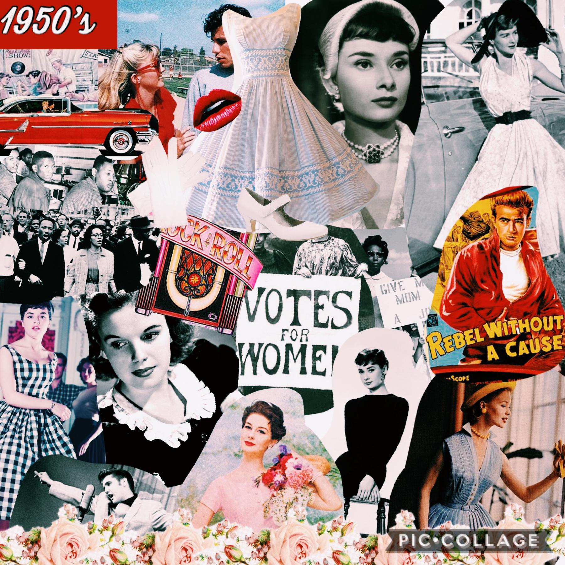 1950’s #fashion#classic#decade#iconic#outfits#audreyhepburn#judygarland#dream